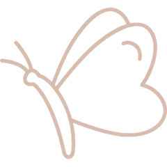 Schmetterling, Symbol für Verzicht auf allergieauslösende Substanzen